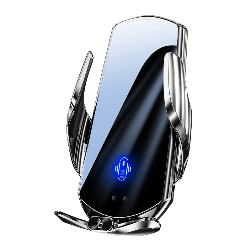 Car Wireless Charger Phone Holder With Opening and Closing Navigation Car Wireless Phone Holder 2024 Hot Products